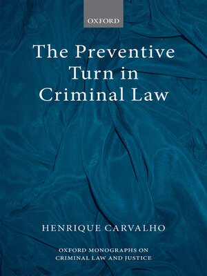 cover image of The Preventive Turn in Criminal Law